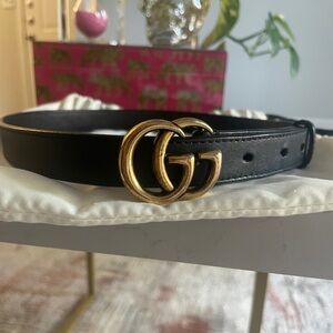 GG Marmont Thin Belt